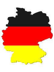 Obraz premium map of germany
