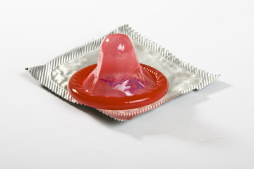 Kondom plus Verpackung