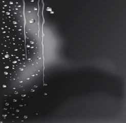 rain drops vector background