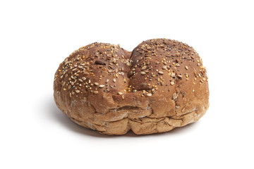 Whole single fresh multi-grain roll