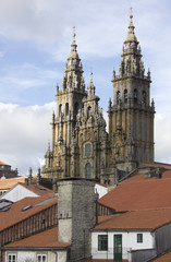 Fototapeta na wymiar Cathedral. Santiago de Compostela