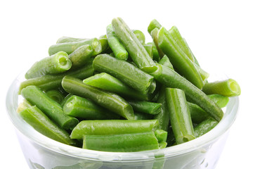 long bean in bowl