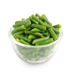 long bean in bowl