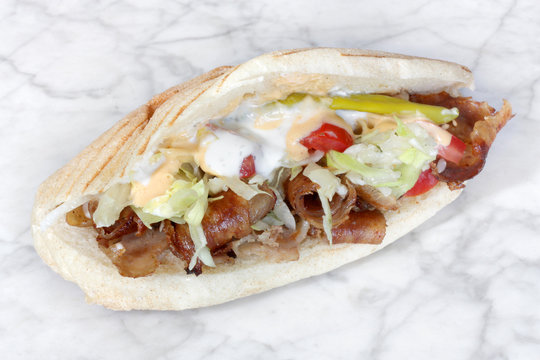 Döner Kebap Imbiss Fastfood Sandwich