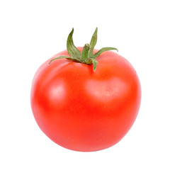 Tomato on white