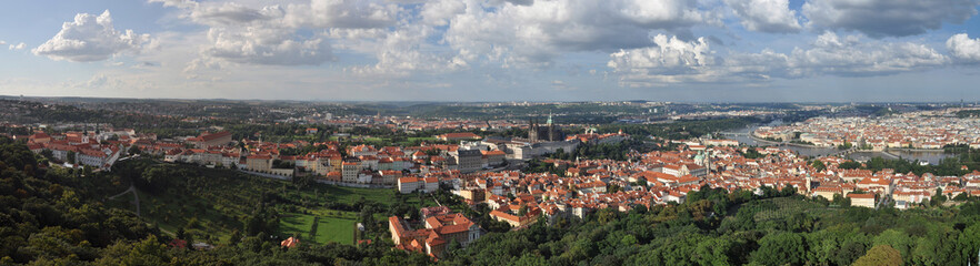 Naklejka na ściany i meble Prague panorama