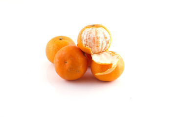 Peeled mandarin