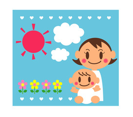 あかちゃんとおかあさん