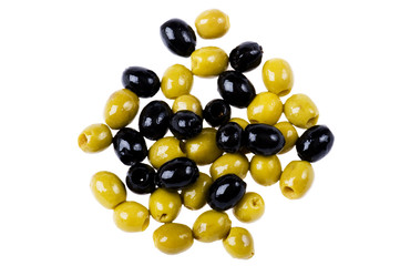 Olive isolated on white