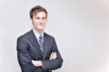 portrait of a young businessman