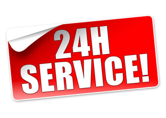 24h Service! Button