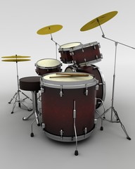 Fototapeta na wymiar concert drum kit