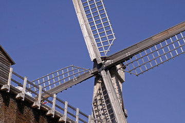 Obraz premium Windmühle, Bad Rothenfelde, Osnabrücker Land, Niedersachsen
