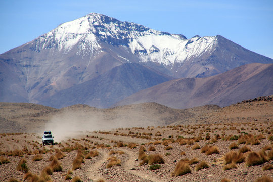 Mountain and desert