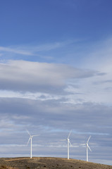 Fototapeta premium Three windmills