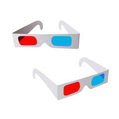 3d glasses illustration
