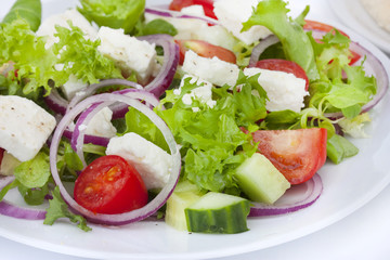 greek salad close up
