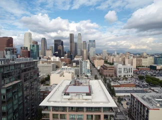 Papier Peint photo autocollant Los Angeles LA with a smogless spring skies.