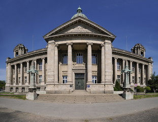 Obraz premium Hanseatisches Oberlandesgericht in Hamburg