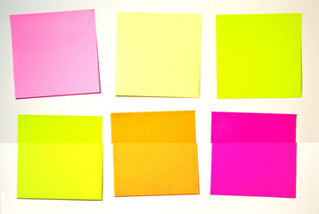 Colorful post-it.