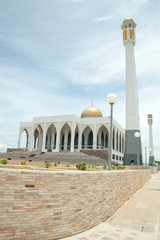 Obraz premium Central of Mosque Song Khla at Had Yai, Song Khla, Thailand.