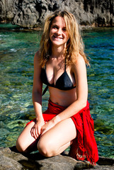Obraz premium Sourire dans les criques