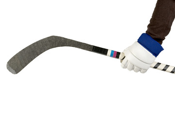 hand and stick