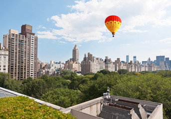 Fototapeta na wymiar Manhattan skyline and the Central Park