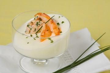 Hummer und Schnittlauch