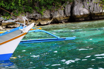 Philippines  white boat