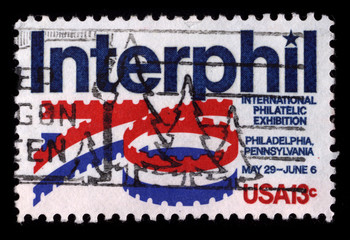 Postage stamp.