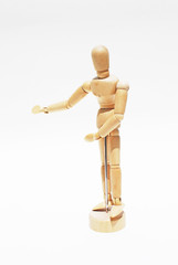Wooden mannequin human scale model 7