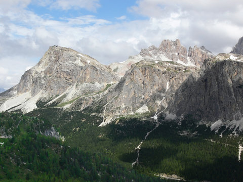Panorama beim Cinque Torri