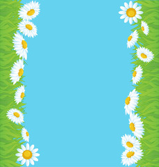 Obraz premium vector background with flowers