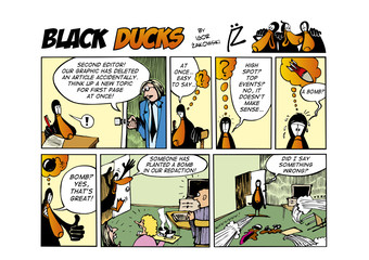Épisode 53 de la bande dessinée des canards noirs