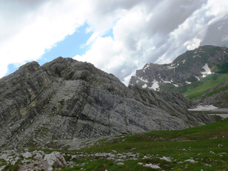 Fototapeta na wymiar Panorama beim Cinque Torri