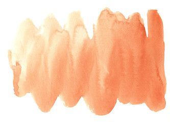 orange texture watercolor background painting