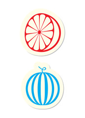 Orange and Melon Icons