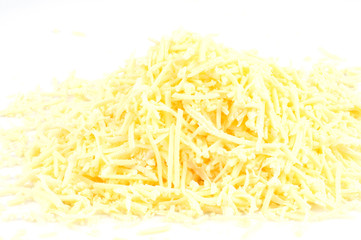 Tas de gruyère râpé