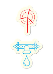 Turbine and Tap Icons