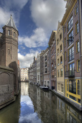 Naklejka premium Amsterdam Canal