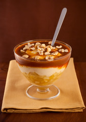 Caramelised  apple dessert