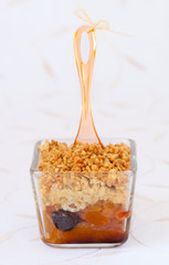 Dried fruit crumble