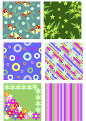 Background with floral elements