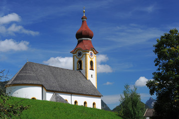 Kirche von Unken im Salzburgerland