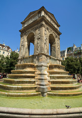 Paris Water Fountain in Les Halles