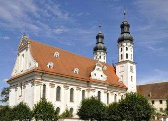 Fototapeta na wymiar Obermarchtal, Klosterkirche