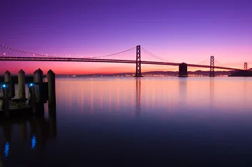 Fotobehang Bay Bridge, San Francisco, California. © Centaur