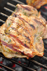 gefülltes Schweinesteak