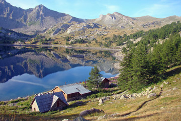 Lac d'Allos, dans les Alpes